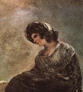 Francisco Goya Milkgirl from Bordeaux painting
